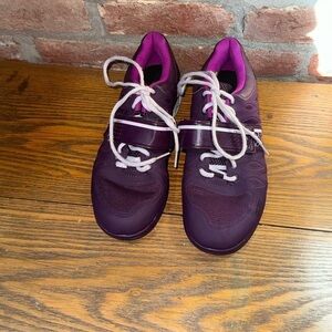 Reebok CrossFit Athletic Lifting Shoes Purple Womens Size 8.5 Powerbax Fitness